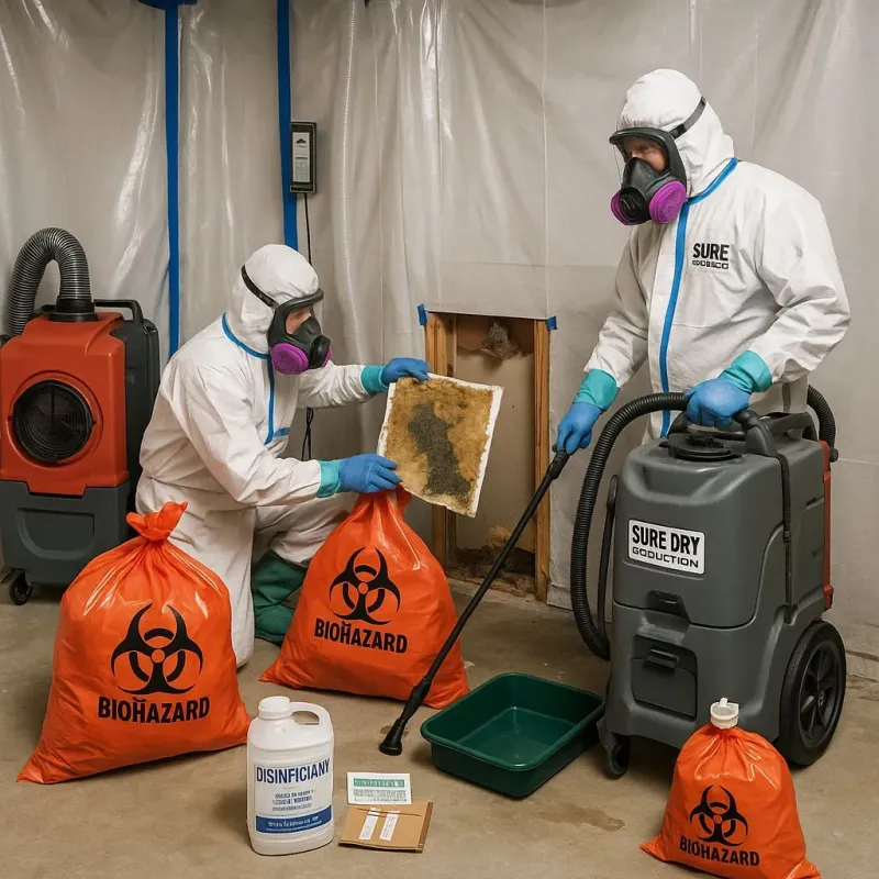 Contaminated Water Handling Protocols process in Ogden, KS